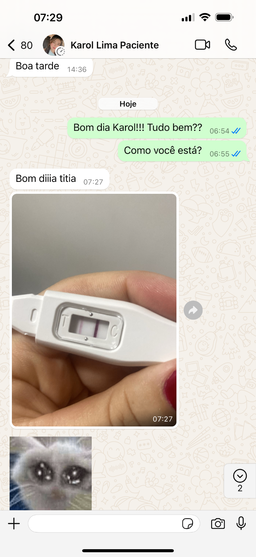 Depoimento real de uma paciente 9